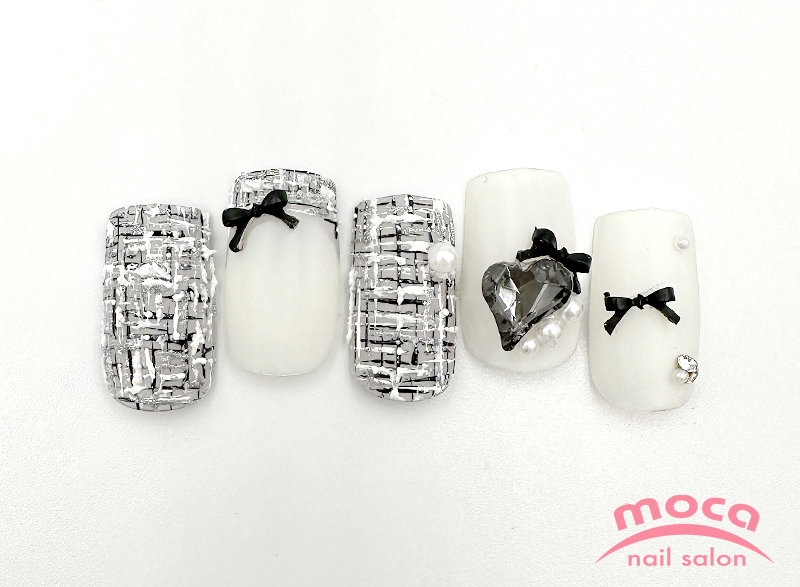 モコモコツイードネイル